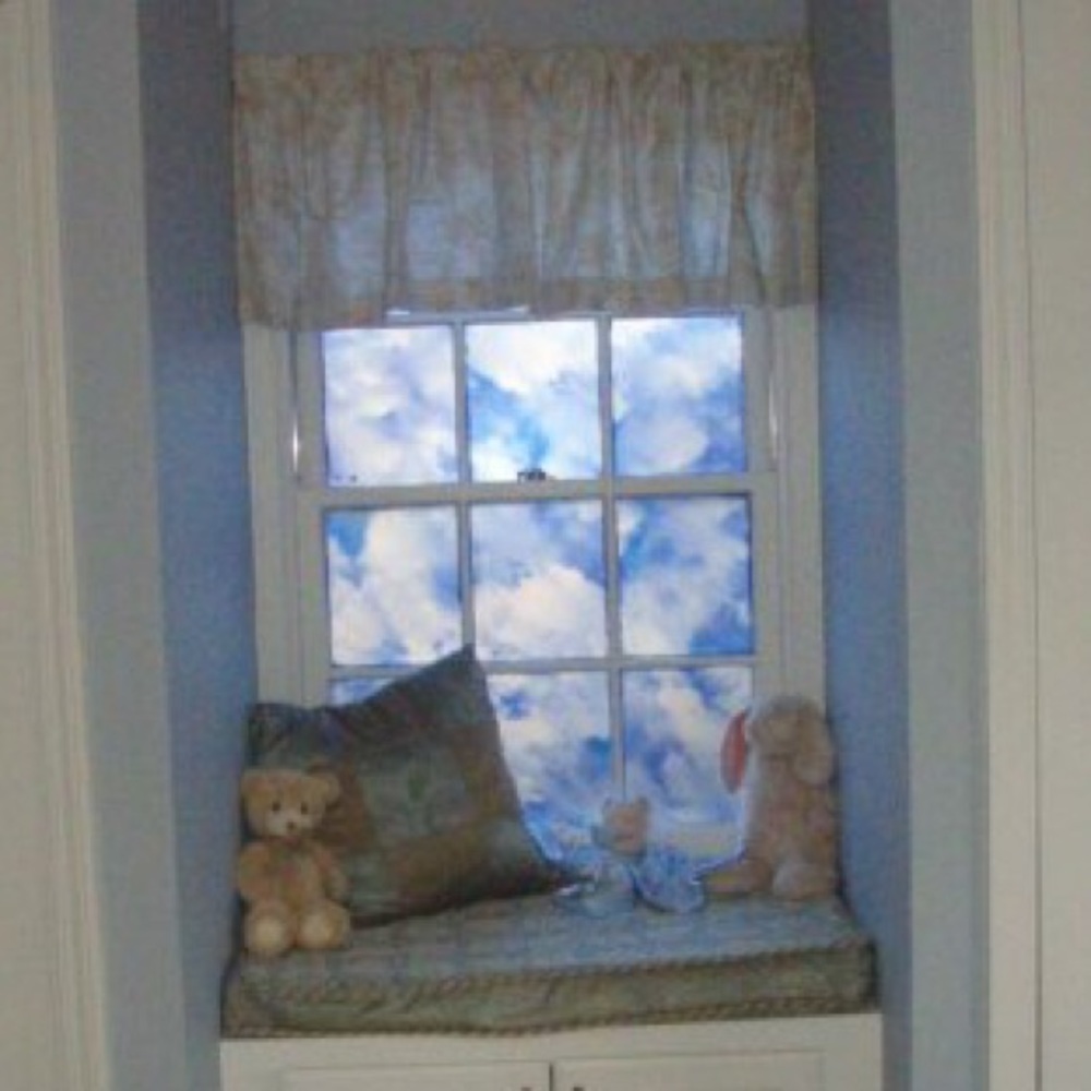 Baby patchwork Toile blanket, crib skirt 3 valance - Picture 8 of 8
